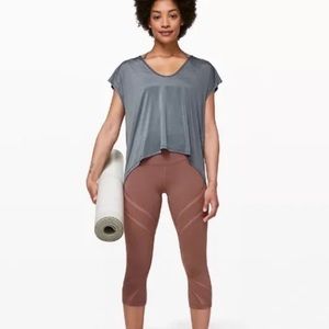 LULULEMON Playful Practice Short Sleeve size 6